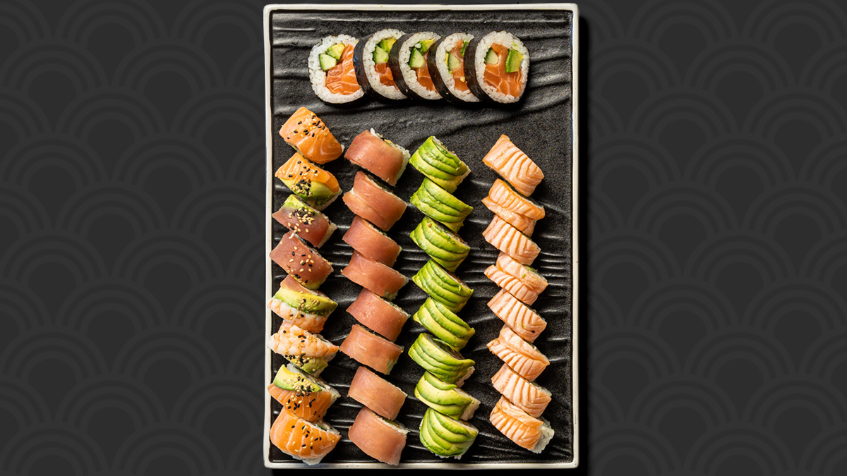 Luxe Kokumi Maki – Kokumi Sushi Næstved Luxe Kokumi maki sushi med friske råvarer hos sushi restaurant i Næstved