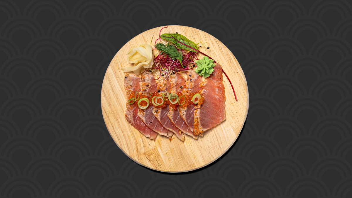 34. sashimi tun tataki 34. Sashimi tun tataki (6 stk.) - Billede 1